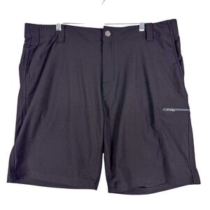 ZeroXposur Shorts Mens 38 Black Travel Stretch Utility Pocket UPF 40x9 NEW $70